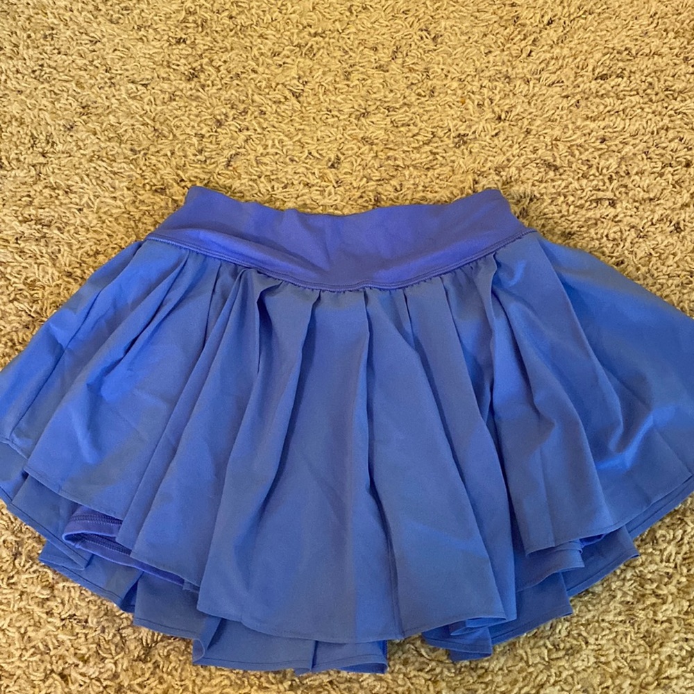 blue aerie pleated tennis skirt